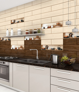 Carreaux de revêtement mural en porcelaine émaillée sculptée grand format sophistiqués 600x1200 pour projets de façade immobilière commerciale - Product Image 1