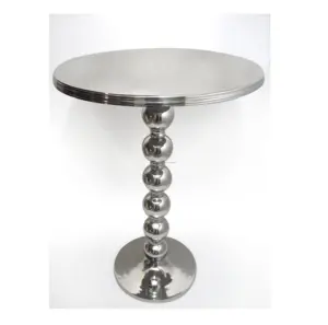 Алюминиевый металлический барный стол, высокий стол для баров, идеальная отделка, роскошный продукт, идеальное качество, Круглый столешница