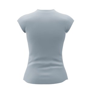 Maillot de volley-ball gris clair uni personnalisé pour femme, sans manches, col en V, respirant, en polyester, pour équipes sportives – Vente chaude - Product Image 2