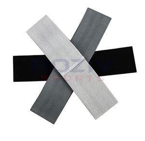 Bandes de résistance pour les hanches avec logo personnalisé Roziv Sports, en tissu nylon écologique, antidérapantes, portables, élastiques, pour l'entraînement physique - Product Image 4