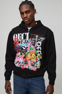 Sudadera con Capucha de Alta Calidad, Gruesa, Bordada en 3D, de Invierno, ODM, Talla Grande, 100% Algodón, Secado Rápido, Ecológica, para Hombre - Product Image 4