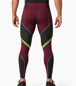 Les leggings pour hommes offrent un confort respirant, une construction légère et une qualité supérieure pour l'entraînement, la course à pied, le cyclisme et les activités de plein air. - Product Image 6