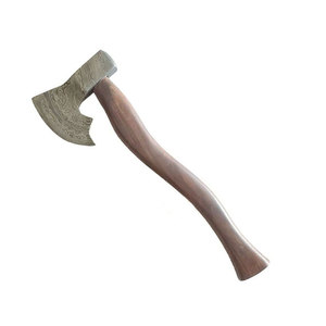 Mejor Proveedor de Hachas de Acero de Damasco de Alta Calidad, Nueva Llegada, Hacha de Acero de Damasco Hecha a Mano con Mango de Madera de Palisandro - Product Image 4