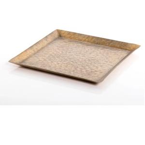 Plateau de service personnalisé en acier pour chocolats, forme unique, brillant et poli, avec support – Produit le plus vendu - Product Image 5