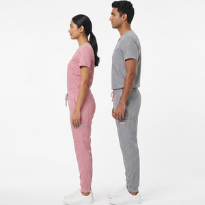 unisex hospital tracksuit doctor / Hospital tracksuit Medical <b>Scrub</b> <b>Set</b> for Doctor and Nurse Hospital tracksuit - Product Image 3