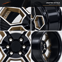 Jantes forgées 6061-T6 à 6 branches, finition turbine usinée argent + liseré noir concave, 18-22 pouces, 5x108 5x112 5x120 pour BMW Audi Mercedes-Benz