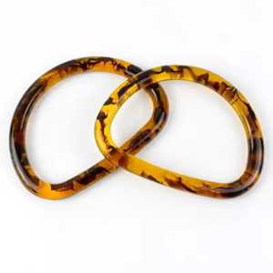 หูหิ้วกระเป๋าและกระเป๋าถือทำมือคุณภาพสูงจากเรซิ่น ทันสมัย เป็นมิตรกับสิ่งแวดล้อม ทนทาน สำหรับงาน DIY ทำกระเป๋า - Product Image 1