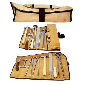 Kit de Herramientas de Herrador de Acero Inoxidable de Alta Calidad para el Cuidado de Pezuñas de Caballos, Juego de 8 Piezas para Desinfección y Aseo de Herraduras, Veterinario - Product Image 1