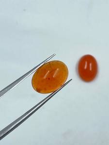 Natural <b>Top</b> Quality Carnelian 2Pcs 11.44Cts Gemstone <b>Top</b> Quality Stone For Jewelry Making - Product Image 5