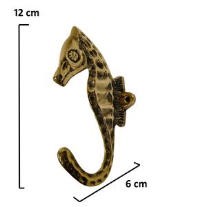 Crochet mural en laiton antique Sea Treasure Design moderne Crochet pour manteau et vêtements détachable en acier ABS fer emballé dans une boîte - Product Image 6