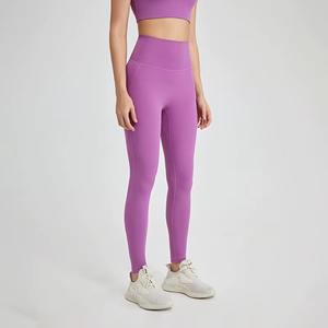 Leggings de Yoga Personalizados al por Mayor para Mujer, Sólidos, Sin Costuras, de Cintura Alta, Moldeadores, para Fitness, Entrenamiento, Running, Deportes, Transpirables y de Secado Rápido - Product Image 1
