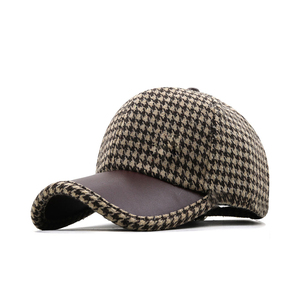 FS Luxury Brown British Plaid Baseball <b>Caps</b> For Men Vintage Hounds tooth <b>Women</b> Hat Summer Street Trucker <b>Cap</b> Casuqettes Hommes - Product Image 1