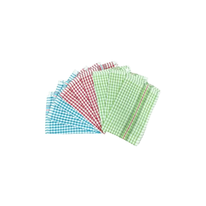 Ensemble de serviettes de cuisine de golf 100% coton de haute qualité Design rayé prix de gros nettoyage usage domestique - Product Image 3