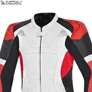 Combinaisons de moto en cuir véritable entièrement personnalisables pour la course, avec prix de gros, OEM ODM, nouvelle combinaison de moto noire - Product Image 4