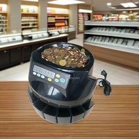 Machine de tri de pièces de monnaie à affichage LED C350, capacité de la trémie 220 pièces/min, capacité de la trémie 500 pièces, comptage et tri des pièces de monnaie pour les pièces de monnaie