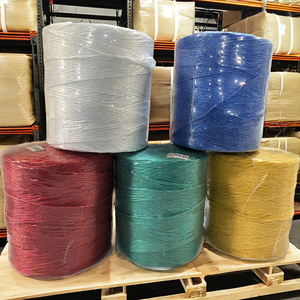 Inde Usine Haute Résistance PP Ficelle 2mm 3mm 1ply 2ply Split Film Polypropylène Attachant Ficelle Emballage Étanche Anti-UV ISO - Product Image 1