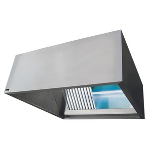 3JW-983589UV VIM NOVAX UV CHEF 400 L 11000 Av 1750 mm Cocina comercial Campana soldada trasera de acero 11000 Av 1750 mm - Product Image 2