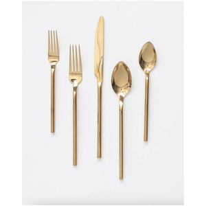 Juego de Cubiertos de Acero Inoxidable Moderno, Elegante Juego de Cubiertos con Cuchara, Tenedor y Cuchillo para Hotel y Cocina - Product Image 3