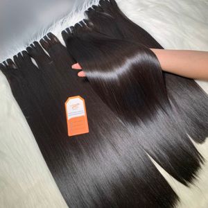 Wholesale Natural Black SDD Bone Straight Weft <b>Hair</b> Bundles Cuticle Aligned Vietnamese Human <b>Hair</b> Extensions - Product Image 1