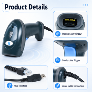 TOTINFO MRZ OCR <span class=keywords><strong>2D</strong></span> Lecteur de codes-barres portable 1280x800 CMOS USB COM KBW UART Lecteur de codes QR Bee2H en stock - Product Image 4