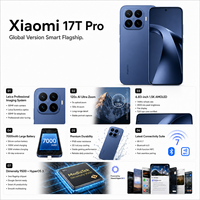 Xiaomi 17T Pro 2026 Original, Versión Global, Teléfono Móvil 5G, Imágenes Leica, Dimensity 9500, 7000mAh, 100W, Pantalla de 144Hz