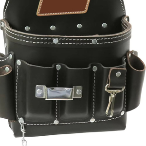 Wholesale Best Selling Made Pakistan Heavy-Duty Leather Tool Bag High Quality OEM Customizable Waterproof Leather Tool Bag - Product Image 3