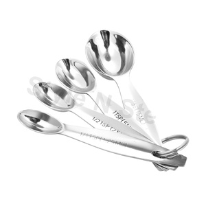 <b>Measuring</b> Cups and <b>Spoon</b> Set Cheap Price Stainless Steel <b>Measuring</b> <b>Spoon</b> Set of 4 Pcs - Product Image 1