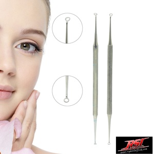 Kit para Eliminar Puntos Negros y Blancos, Extractor de Acné y Comedones Curvo, Juego de Herramientas para el Tratamiento de Imperfecciones con Estuche - Product Image 4