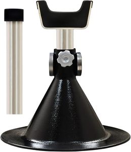 Soporte de pezuña de metal con recorte de herradura de altura ajustable con soporte de pezuña de altura ajustable soporte de pezuña de caballo negro - Product Image 1