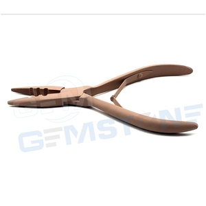 Professional Stainless Steel 6 Inch Hair <b>Extension</b> Pliers 3mm 4mm 5mm Crimping Sizes Micro Rings Nano <b>Beads</b> Loop Durable - Product Image 5