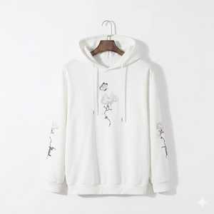 Sweat à capuche tendance pour homme, imprimé sur l'écran, 100% coton, tissu éponge français, mode d'hiver, pull à capuche imprimé pour l'extérieur - Product Image 4