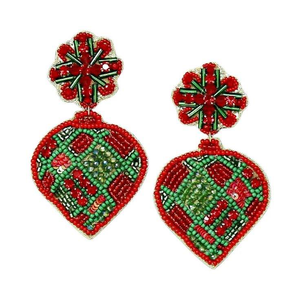 Embroidery <b>Earrings</b> <b>Handmade</b> Beaded Embroidery <b>Earrings</b> for Women party wear <b>earrings</b> by MD HANDICRAFTS - Product Image 4