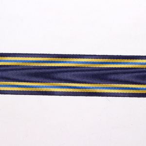 Wholesale Custom Logo Recycled Ceremonial Medal Moire <b>Ribbons</b> Solid Custom Printed Fabric Woven - Product Image 1