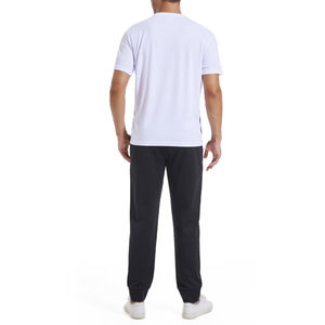 Mens White Black Striped Summer Tracksuit Short Sleeve <b>T</b> Shirt Jogger Pants Casual Sportswear - Product Image 2