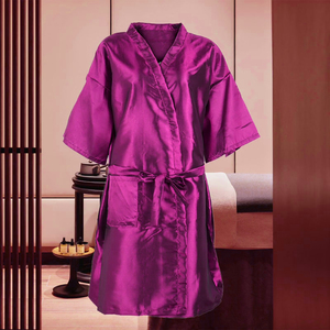 Nuevo Kimono de Peluquería, Spa y Salón, Resistente al Agua, Ecológico, de Poliéster, Cómodo, con Logotipo Personalizado - Product Image 5