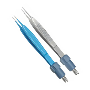 เครื่องมือผ่าตัด ได้รับการรับรองมาตรฐาน CE ISO สายเคเบิลหุ้มฉนวนขนาด 04 มม. ไม่ติดเนื้อเยื่อ สำหรับงานจิวเวลรี่ ปลายตรง แบบ Bayonet ชนิดสองขั้ว ทำจากเหล็ก - Product Image 4