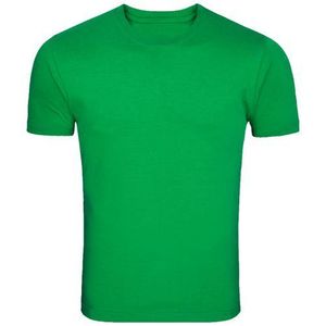 T-shirt col rond respirant et à séchage rapide pour homme, coupe classique, 100 % coton épais, avec logo personnalisé sur le devant, pour fabricants de vêtements - Product Image 2