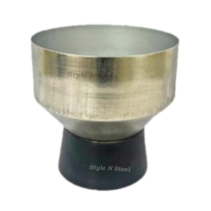 Jardinière en fer S/2, revêtement poudré, durable, multi-usages, pour intérieur/extérieur, avec drainage - Product Image 1