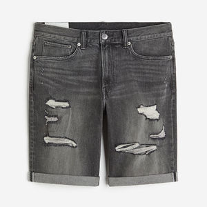 Short en jean grande taille de haute qualité avec logo personnalisé OEM Short cargo d'été à quantité minimale de commande basse pour homme - Product Image 5