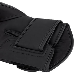 Gants de boxe d'entraînement en cuir de qualité supérieure, durables, souples, moulés, avec support de poignet à fermeture auto-agrippante. - Product Image 4