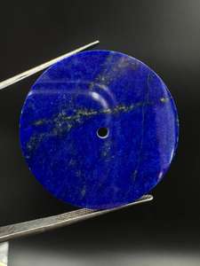 Cadran de montre en lapis-lazuli naturel avec pyrite, taille 31,50 mm, fabrication de cadran de montre, usine directe, cadran de montre en pierres précieuses - Product Image 2