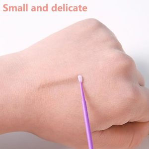 Dental Microbrush Applicator Micro Applicator Brushes Cotton Swab Sticks Soft Tip Beauty Tool for Lash Liner Makeup Care - Product Image 4