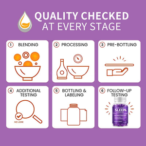 เมลาโทนินแท้ 100% สำหรับนอนหลับสบาย รสผลไม้ แบบเคี้ยวได้ อาหารเสริมเมลาโทนิน สำหรับนอนหลับสบาย ขายส่งจำนวนมาก รับผลิตแบบ OEM - Product Image 6