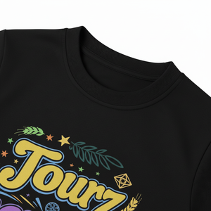 T-shirts pour hommes à col rond surdimensionnés, design personnalisé, coton, impression intégrale en relief, fabricant de t-shirts graphiques pour hommes - Product Image 3