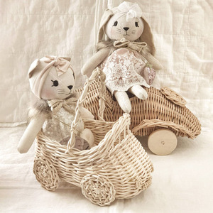 Rattan baby toy <b>car</b> cutest woven convertible <b>cars</b> children vehicle toys direct supply from factory - Product Image 2