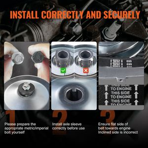 Frizione di Trasmissione ad Alta Resistenza 2-8HP, Design Asimmetrico, 2000 RPM, Robusta Cinghia in Gomma, Kit Frizione e Accessori Resistenti - Product Image 4