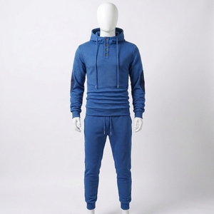 Ensemble de survêtement décontracté à capuche pour homme, pantalon de jogging personnalisé, vêtements de sport deux pièces, fournisseur - Product Image 1