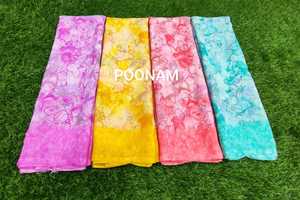 Sari de georgette de lujo con blusa, sari para fiesta, sari de moda étnica, proveedor mayorista, calidad de exportación - Product Image 3