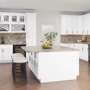 JY Project Customized Eco-Friendly Vietnam MDF Wood RTA Kitchen Cabinets Modern <b>Melamine</b> Panel Complete Kitchen Cabinet <b>Set</b> - Product Image 2
