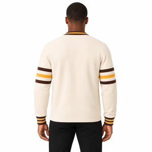 Neutral Fleece <b>Cardigan</b> Unisex Warm Button Front Sweater Soft Casual Winter Outerwear OEM Wholesale Cozy - Product Image 2